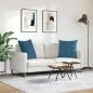 Preview: Sofakissen 2 pcs Blau 80 x 80 cm Cordstoff