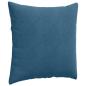 Preview: Sofakissen 2 pcs Blau 80 x 80 cm Cordstoff