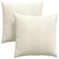 Preview: Sofakissen 2 pcs Creme 80 x 80 cm Cordstoff