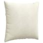 Preview: Sofakissen 2 pcs Creme 80 x 80 cm Cordstoff