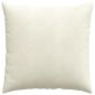 Preview: Sofakissen 2 pcs Creme 80 x 80 cm Cordstoff