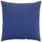 Preview: Sofakissen 2 pcs Polizeiblau 80 x 80 cm Cordstoff