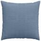Preview: Sofakissen 2 Stück Blau 80 x 80 cm Cordstoff