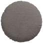 Preview: Sitzkissen 2 pcs Hellgrau Ø 30 x 13 cm Cordstoff