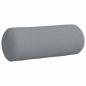 Preview: Bolsterkissen 2 pcs Hellgrau Ø 15 x 40 cm Stoff