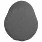 Preview: Bolsterkissen 2 pcs Dunkelgrau Ø 15 x 40 cm Stoff