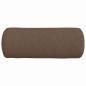 Preview: Bolsterkissen 2 pcs Braun Ø 15 x 40 cm Stoff