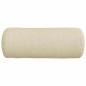 Preview: Bolsterkissen 2 pcs Creme Ø 15 x 40 cm Stoff