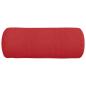 Preview: Bolsterkissen 2 pcs Rot Ø 15 x 40 cm Stoff