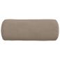 Preview: Bolsterkissen 2 pcs Taupe Ø 15 x 40 cm Mikrofaserstoff