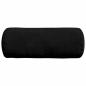Preview: Bolsterkissen 2 pcs Schwarz Ø 15 x 40 cm Mikrofaserstoff