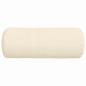 Preview: Bolsterkissen 2 pcs Creme Ø 15 x 40 cm Cordstoff