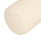 Preview: Bolsterkissen 2 pcs Creme Ø 15 x 40 cm Cordstoff