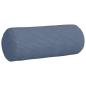 Preview: Bolsterkissen 2 pcs Blau Ø 15 x 40 cm Cordstoff