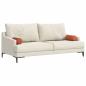 Preview: Bolsterkissen 2 pcs Rot-Orange Ø 15 x 40 cm Cordstoff