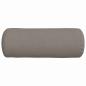 Preview: Bolsterkissen 2 pcs Taupe Ø 25 x 70 cm Stoff