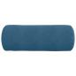 Preview: Bolsterkissen 2 pcs Blau Ø 25 x 70 cm Cordstoff