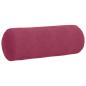 Preview: Bolsterkissen 2 pcs Weinrot Ø 25 x 70 cm Cordstoff