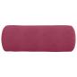 Preview: Bolsterkissen 2 pcs Weinrot Ø 25 x 70 cm Cordstoff