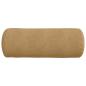 Preview: Bolsterkissen 2 pcs Braun Ø 25 x 70 cm Cordstoff