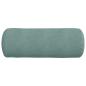 Preview: Bolsterkissen 2 pcs Meergrün Ø 25 x 70 cm Cordstoff