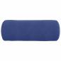 Preview: Bolsterkissen 2 Stück Polizeiblau Ø 25 x 70 cm Cordstoff