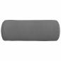 Preview: Bolsterkissen 2 pcs Dunkelgrau Ø 25 x 70 cm Mikrofaserstoff