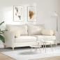 Preview: Bolsterkissen 2 pcs Beige Ø 25 x 70 cm Mikrofaserstoff