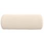 Preview: Bolsterkissen 2 pcs Beige Ø 25 x 70 cm Mikrofaserstoff
