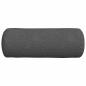 Preview: Bolsterkissen 2 pcs Dunkelgrau Ø 25 x 70 cm Cordstoff
