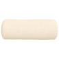 Preview: Bolsterkissen 2 pcs Creme Ø 25 x 70 cm Cordstoff