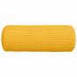 Preview: Bolsterkissen 2 pcs Helles Gelb Ø 25 x 70 cm Cordstoff