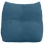 Preview: Rückenkissen Blau 45 x 24 x 50 cm Samt
