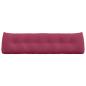 Preview: Rücken Kissen Weinrot 180 x 24 x 50 cm Samt