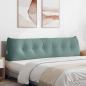 Preview: ARDEBO.de - Rücken Kissen Meergrün 180 x 24 x 50 cm Samt