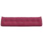 Preview: Rücken Kissen Weinrot 200 x 24 x 50 cm Samt