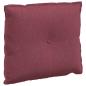 Preview: Rücken Kissen Weinrot 60 x 19 x 50 cm Stoff