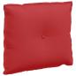 Preview: Rücken Kissen Rot 60 x 19 x 50 cm Stoff