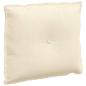 Preview: Rückenkissen Creme 60 x 50 cm Cordstoff