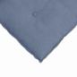 Preview: Rücken Kissen Blau 60 x 50 cm Cordstoff