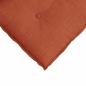 Preview: Rückenkissen Rot-Orange 60 x 50 cm Cordstoff