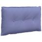 Preview: Rücken Kissen Jeans blau 80 x 19 x 50 cm Stoff