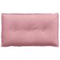 Preview: Rücken Kissen Rosa 80 x 50 cm Cordstoff