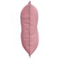 Preview: Rücken Kissen Rosa 80 x 50 cm Cordstoff