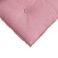 Preview: Rücken Kissen Rosa 80 x 50 cm Cordstoff