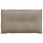 Preview: Rückenkissen Taupe 80 x 50 cm Mikrofaserstoff