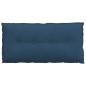 Preview: Rücken Kissen Blau 100 x 19 x 50 cm Stoff