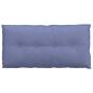 Preview: Rücken Kissen Jeans blau 100 x 19 x 50 cm Stoff