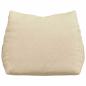 Preview: Rücken Kissen Creme 45 x 20 x 35 cm Stoff
