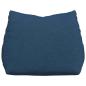 Preview: Rücken Kissen Blau 45 x 20 x 35 cm Stoff